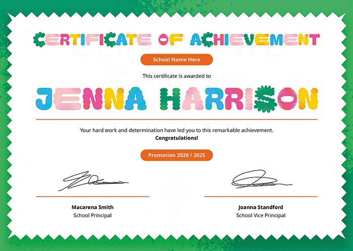 Certificate 2