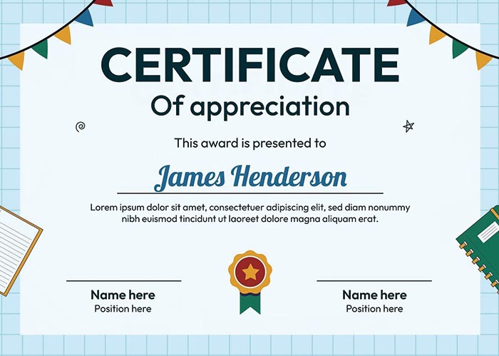 Certificate 3